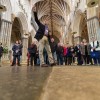 People in Exeter Cathedral 鈥� England
